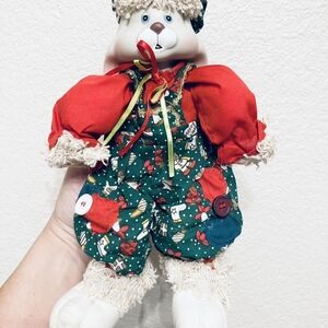 Vintage House Of Lloyd Hip Hop Christmas Bunny Rabbit Shelf Sitter -1995